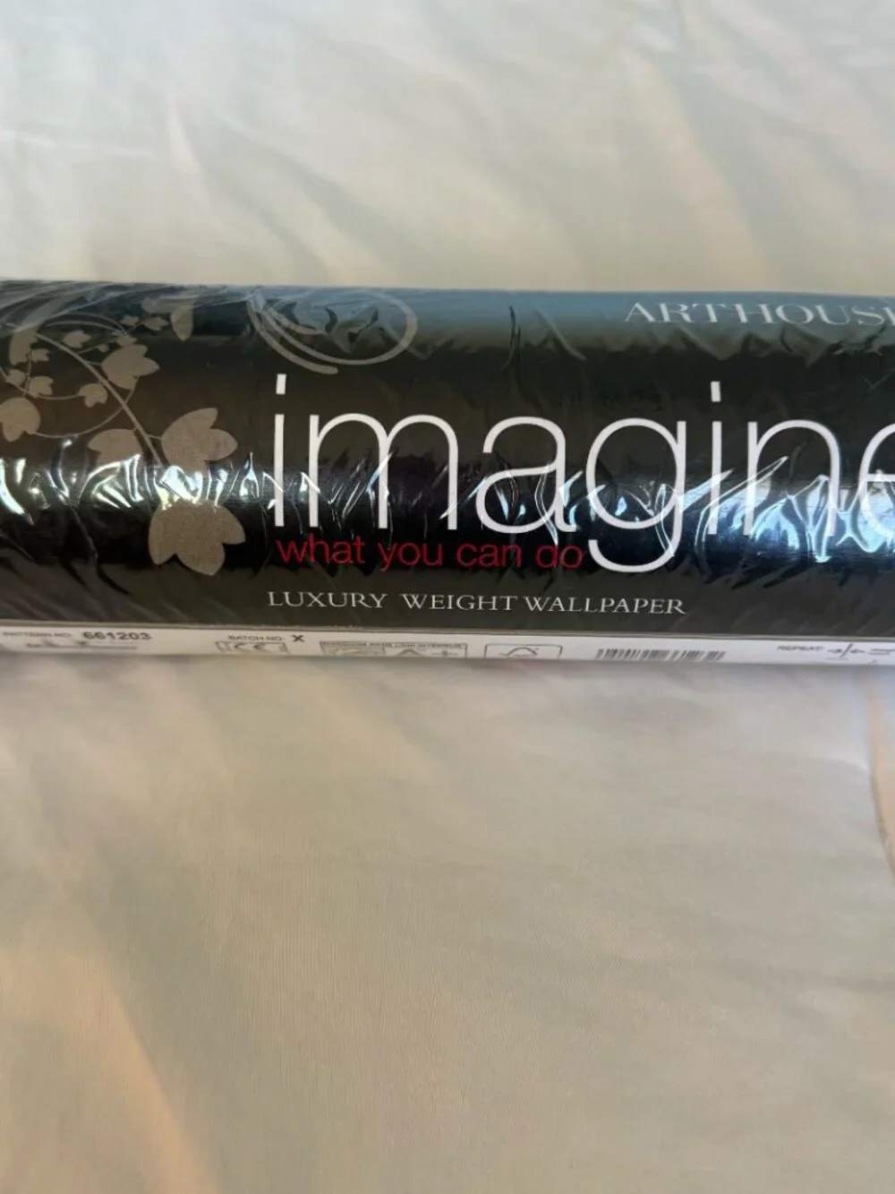 Arthouse Imagine Midsummer Wallpaper Dove Multi Butterfly Glitter 661203